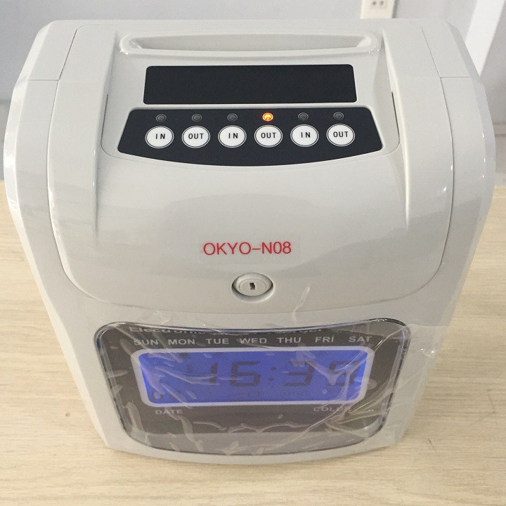 Máy chấm công Thẻ Giấy Okyo N08