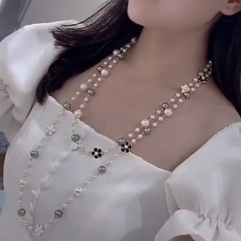 Vòng Cổ Chuỗi Hạt Ngọc Trai Giả Thời Trang Cho Nữ