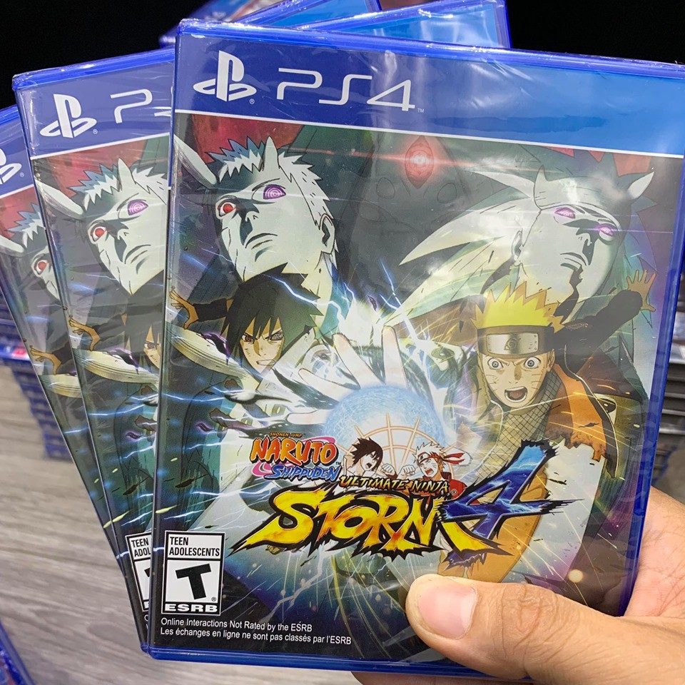 [Mã ELMS5 giảm 7% đơn 300K] Đĩa Game PS4: Naruto Shippuden Ultimate Ninja Storm 4 - hệ US
