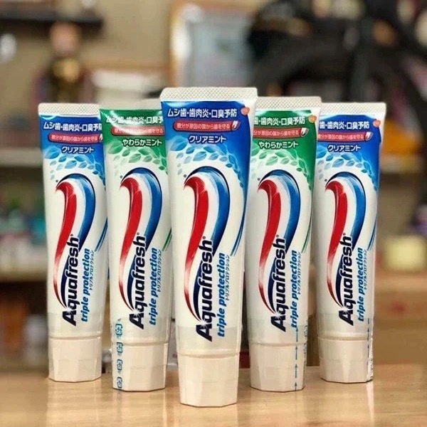 Kem đánh răng Aquafresh Nhật Bản tuyp 140+20g