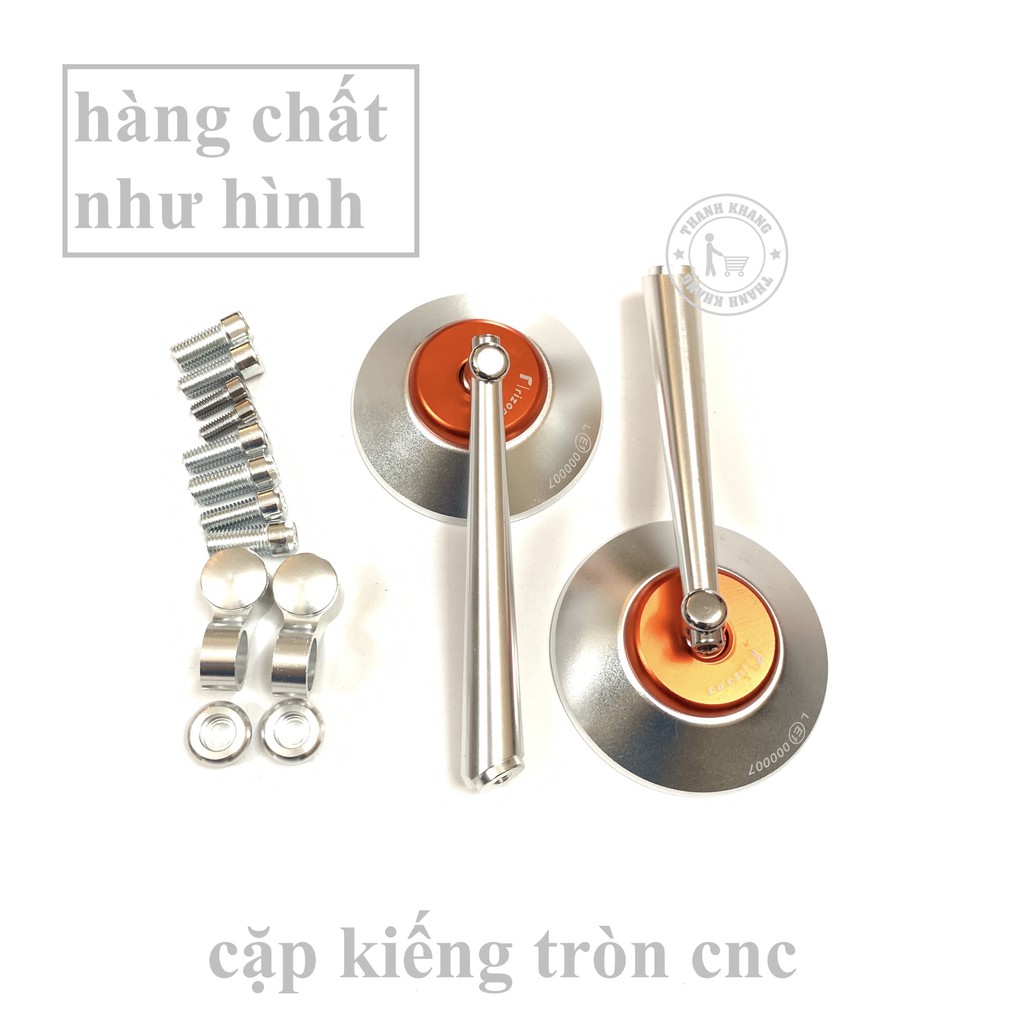 kính chiếu hậu xe máy kiểng tròn cnc thanh khang