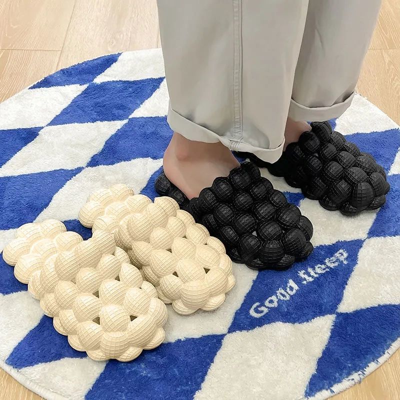 Oeteo Dép Đi Biển Mũi Tròn Chống Trượt Sáng Tạo Cho Nam Nữ