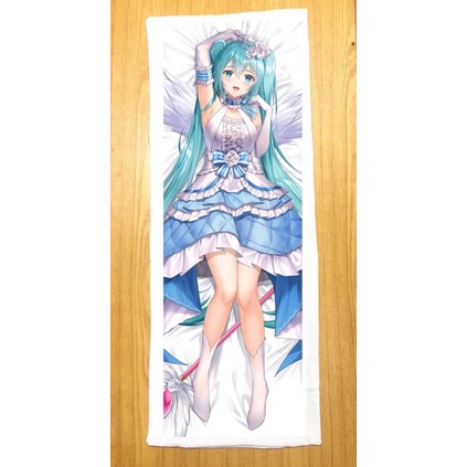 Gối ôm dài Hatsune Miku in ảnh 2 mặt 40cm x 1m nhiều mẫu chọn