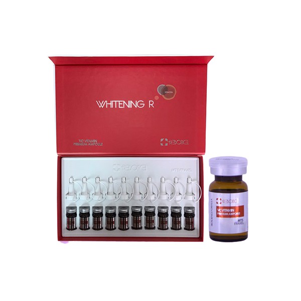 Tế bào gốc hỗ trợ giảm nám trắng da Reborncell VC Vitamin Ampoule hộp 10 lọ x 8ml