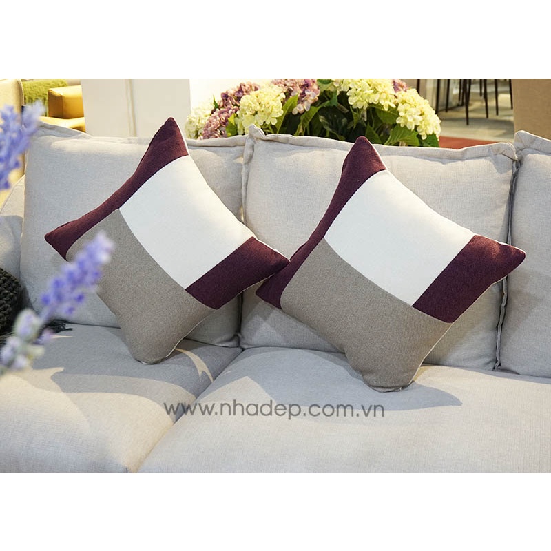 Áo gối 40x40cm vải nỉ cao cấp nhập khẩu, có khóa kéo (không kèm ruột), vỏ gối tựa lưng, vỏ gối sofa | BigBuy360 - bigbuy360.vn