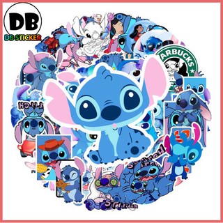 [Set 58 Cái] Sticker hoạt hình Stitch dễ thương, chống nước dán trang trí laptop, mũ bảo hiểm, vali, xe tay ga  - DB.005