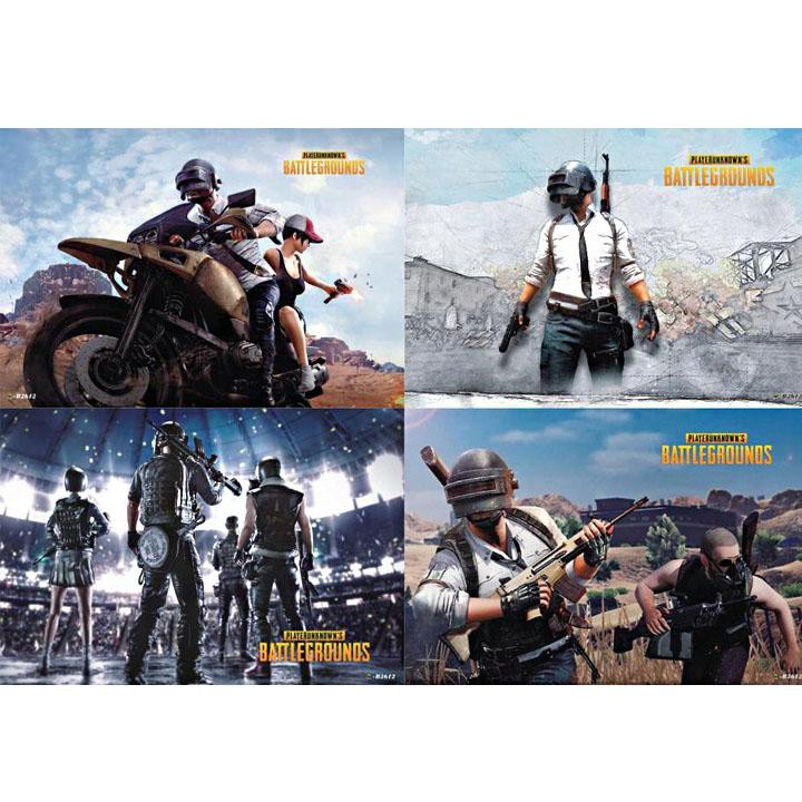 Poster Pubg A3 tranh treo album ảnh in hình anime chibi đẹp