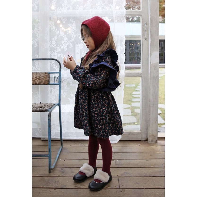 ĐẦM XANH MARY KIỂU HÀN QUỐC