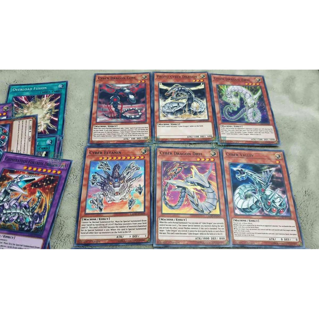 Bộ bài Yugioh - Legendary Dragons of Atlantis - B Deck
