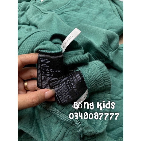 Bộ Trần Trám Bé Trai Xanh Lục HaM