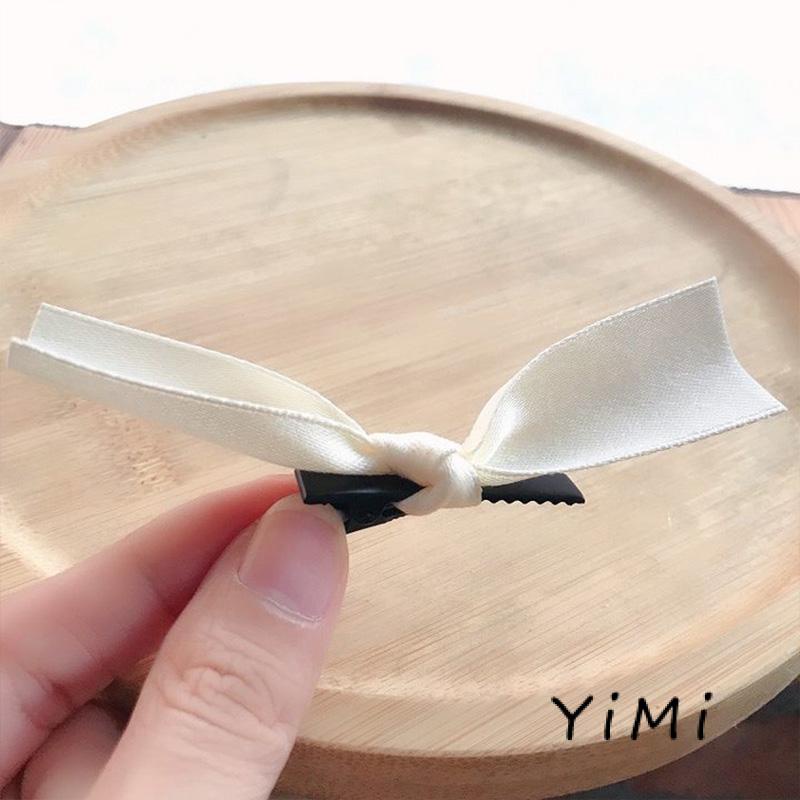 Kẹp tóc vải trang trí hình nơ dễ thương phong cách lolita Hàn Quốc nữ tính