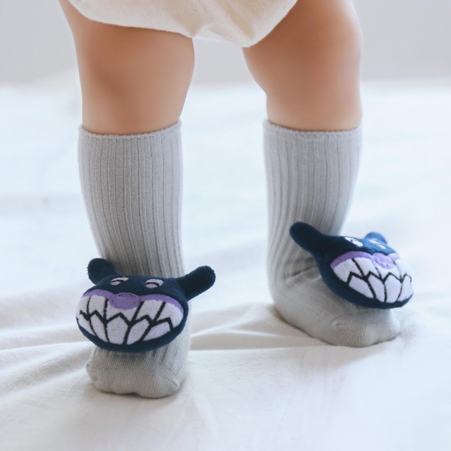 Tất Chống Trượt Hoạ Tiết Hoạt Hình 3d Cho Bé 0-3 Tuổi