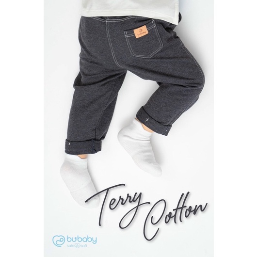 Quần Dài Terry Cotton Bu Baby cho bé từ 6 tháng đến 4 tuổi