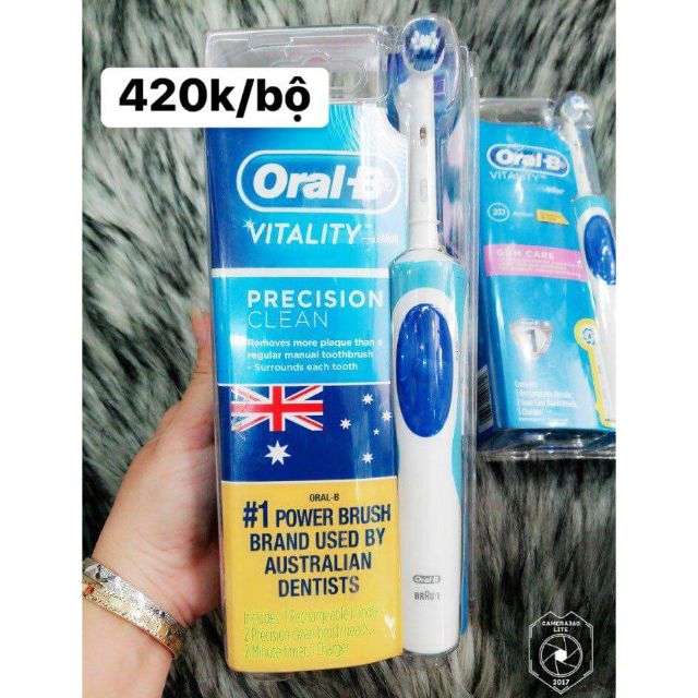 Bàn chải đánh răng điện Oral B ( hàng Úc)