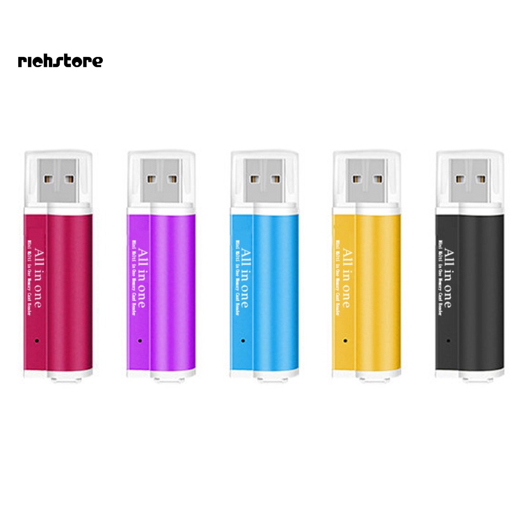 Đầu Đọc Thẻ Nhớ USB TF / Micro-SD / MS / M2 4 Trong 1 Cho Máy Tính | BigBuy360 - bigbuy360.vn