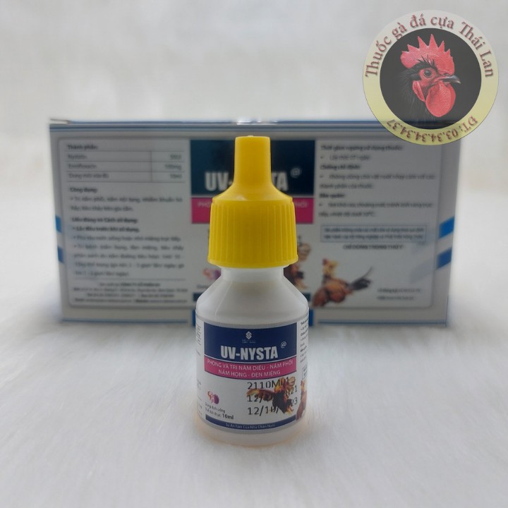 COMBO 1 LỌ - UV NYSTA - phòng và tr.ị nấm diều , nấm phổi , nấm họng , đẹn miệng