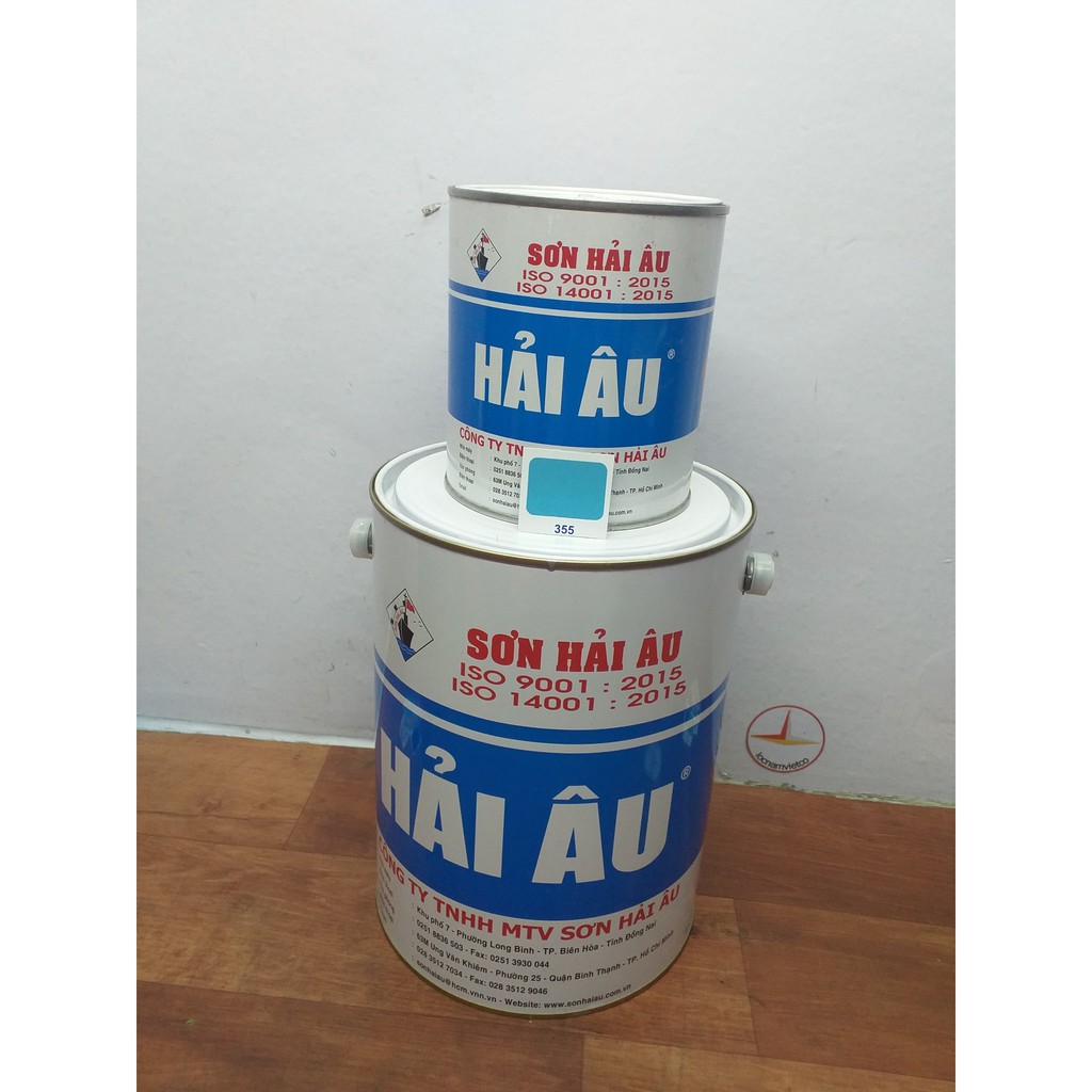 Sơn Hải Âu hai thành phần màu xanh EP3 355 bộ 1L