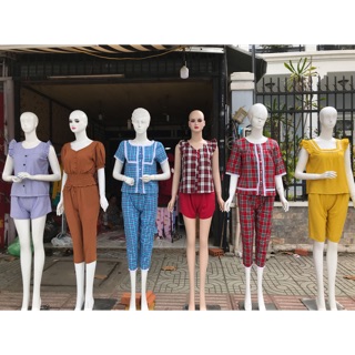 Combo 22/ bộ đồ tole - lanh đùi phối f21 - hàng xuất dư - phù hợp với mọi lứa tuổi