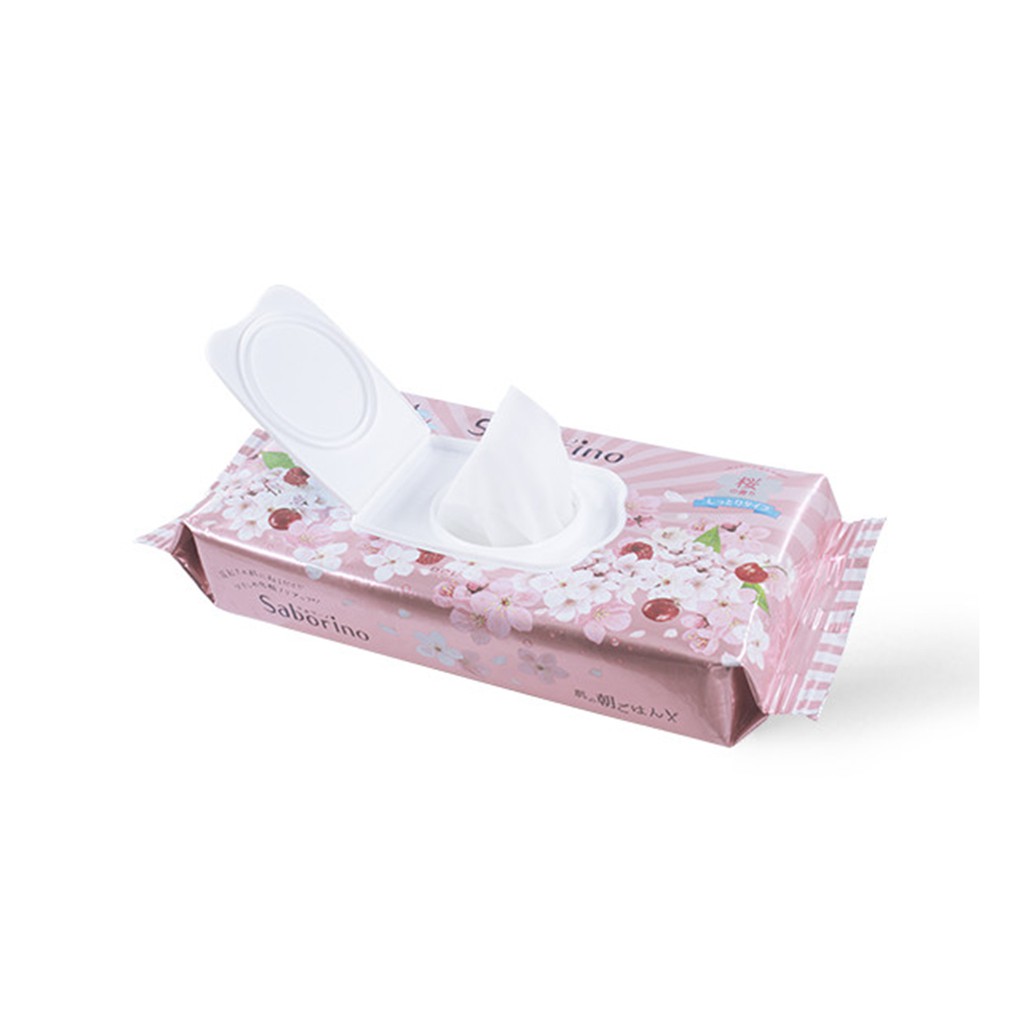 (Gói 28 Miếng) Mặt Nạ Dưỡng Ẩm Buổi Sáng Hương Hoa Anh Đào 28 Miếng Saborino Morning Facial Sheet Mask Sa 20