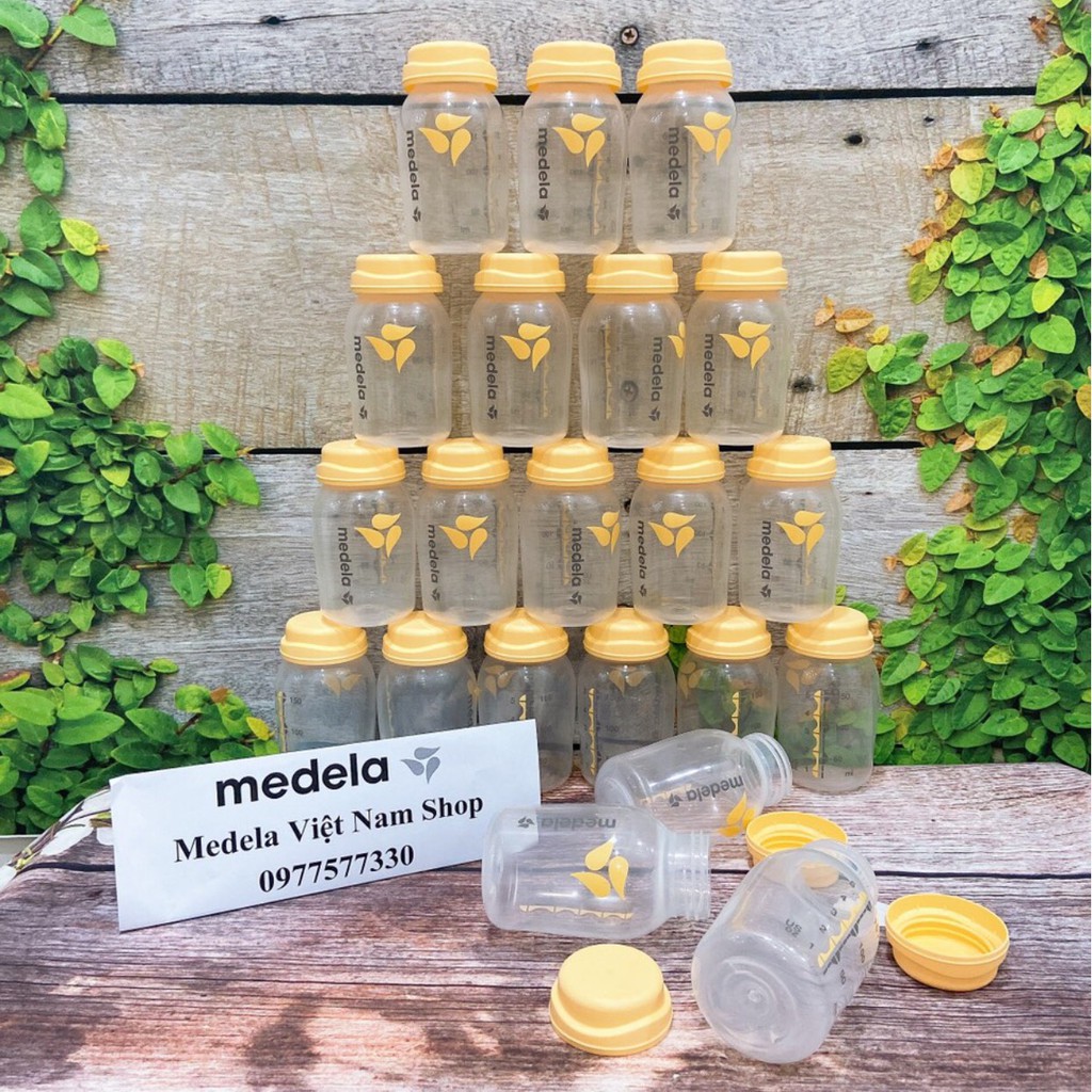 Bình trữ sữa medela 150ml new