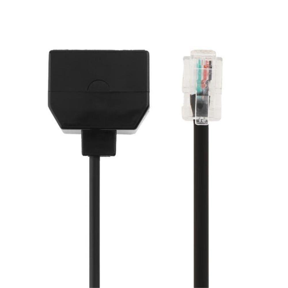 Dây Cáp Điện Thoại Chuẩn 4P4C 2 Đầu Cái Sang 1 Đầu Đực