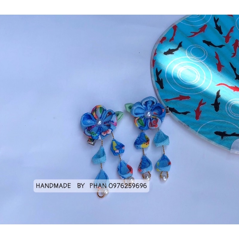 Hoa cài tóc Kanzashi loại 1 hoa nhỏ