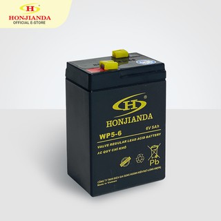 Bình ắc quy khô 6V-5Ah thay thế cho quạt sạc đèn sạc Honjianda