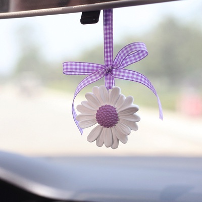 Dây Treo Trang Trí Gương Chiếu Hậu Xe Hơi Hình Hoa Cúc Nhỏ Xinh
