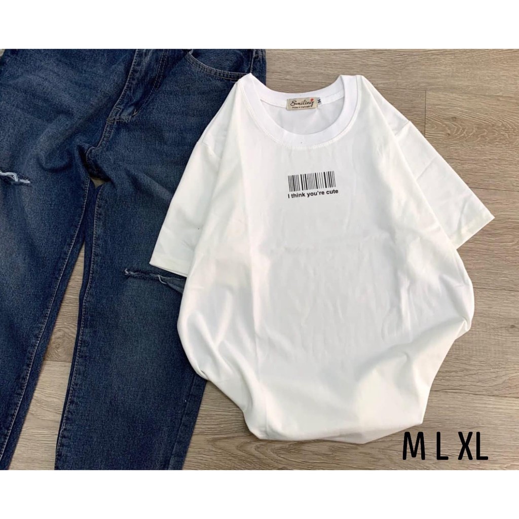 Áo phông in hình mã vạch/ Áo thun mã code/ Ảnh thật/ Đủ size