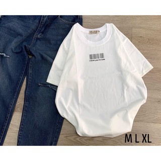 Áo phông in hình mã vạch/ Áo thun mã code/ Ảnh thật/ Đủ size