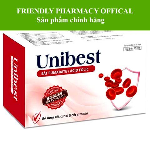 Unibest - Hỗ trợ làm giảm tình trạng da xanh xao, mệt mỏi