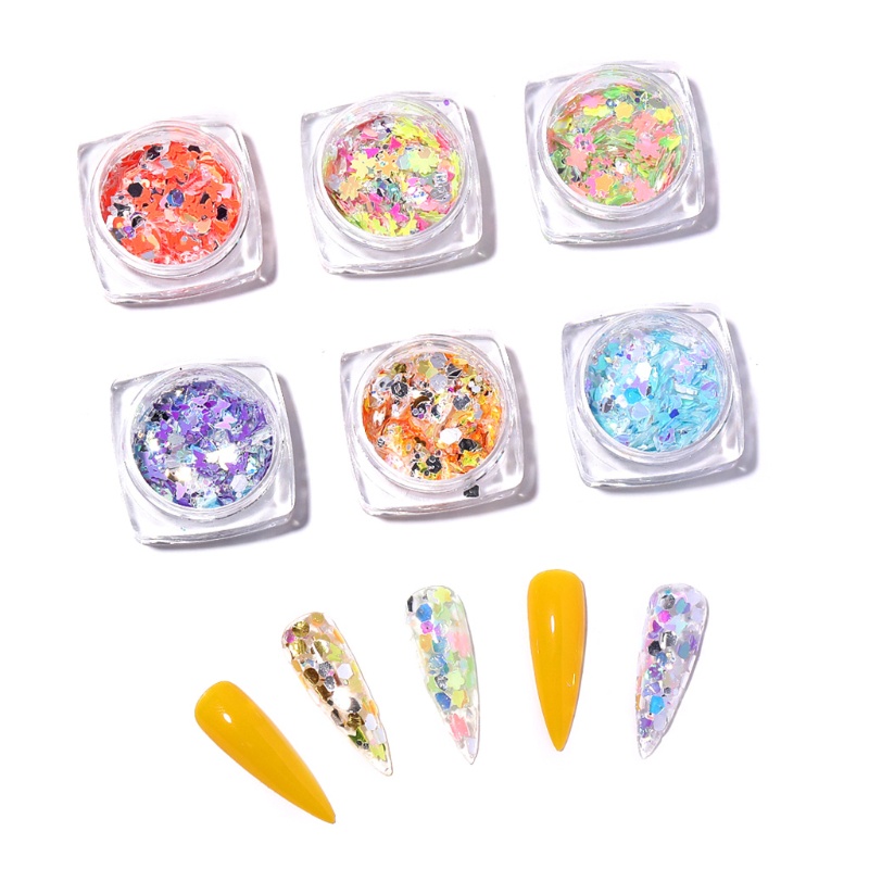 Bột Nhũ Kim Tuyến Trang Trí Móng Tay Xinh Xắn