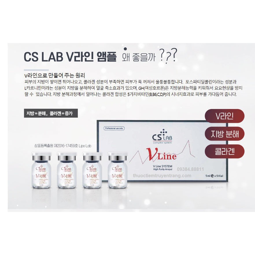 Tiêm mỡ thon gọn mặt CS LAB Vline PPC hộp sắt | BigBuy360 - bigbuy360.vn