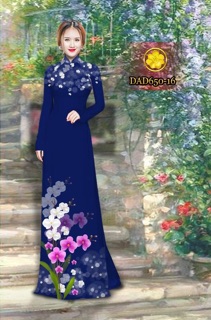 Vải Áo Dài Tằm Ý/ Lụa Nhật Hoa Phong Lan