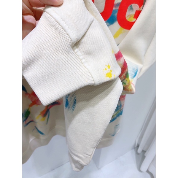 Áo hoodie không mũ dáng rộng cho nữ hoạ tiết hình chú voi thương hiệu Gucci GC cao cấp