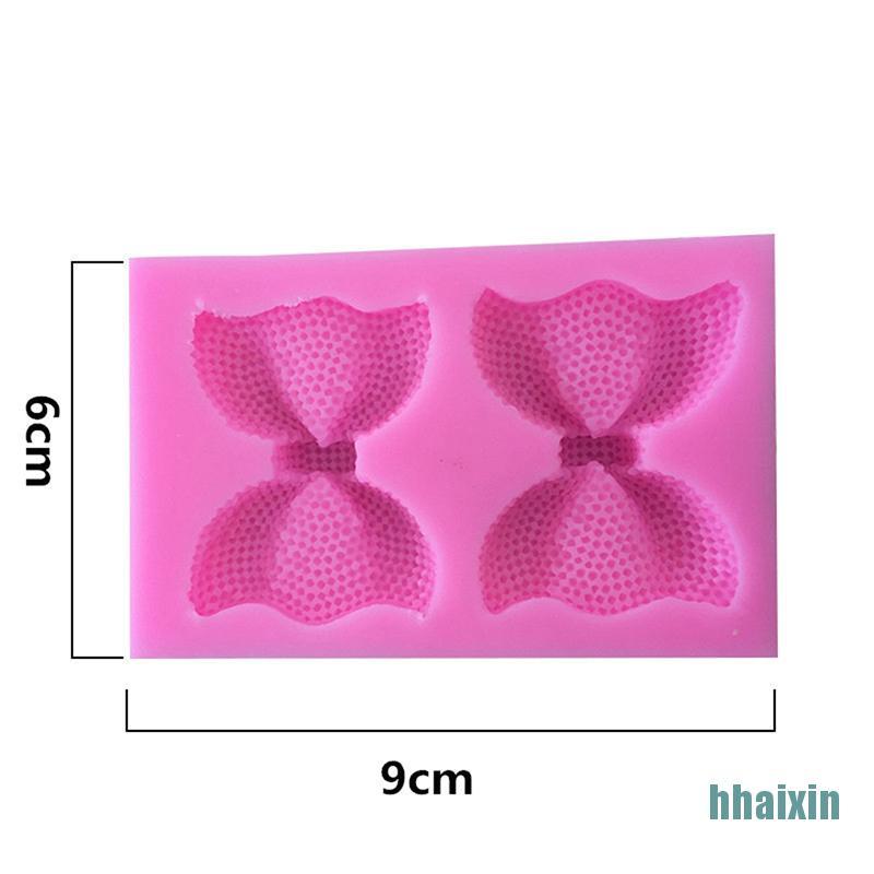 Khuôn Silicone Tạo Hình Trang Trí Bánh Kem Hình Nơ