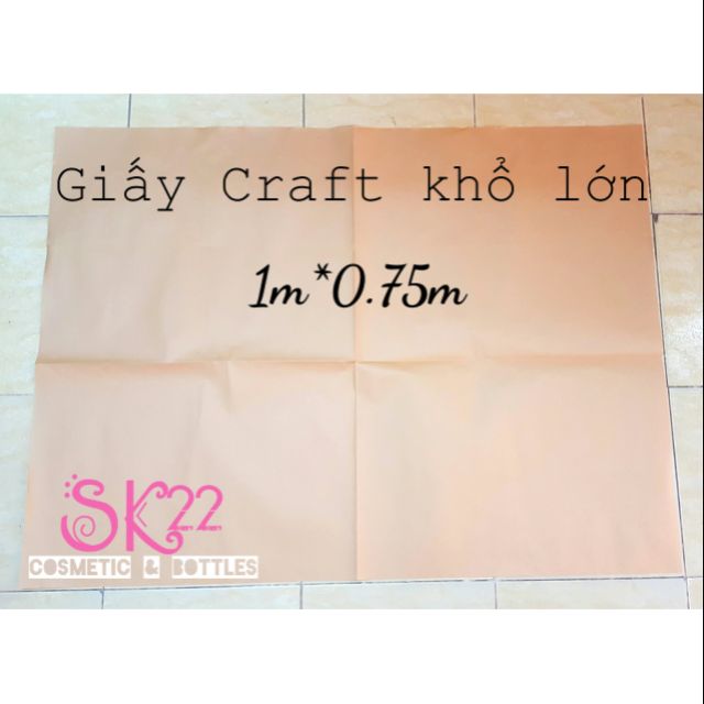 Set 10 tờ giấy  CRAFT (1m*0.75m)