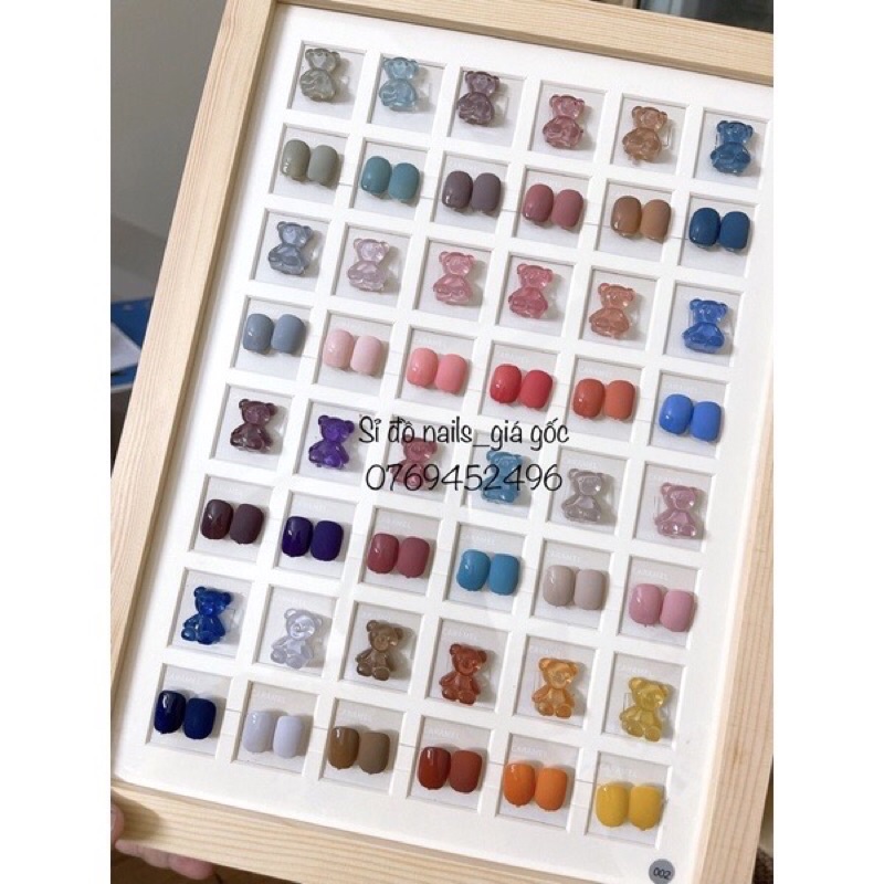 Set Sơn gel 44 màu very good nail hàn quốc- tặng bảng màu và 1 cặp base top