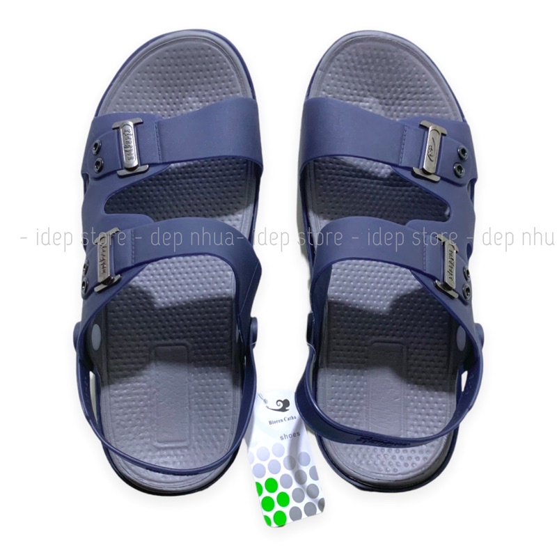 Giày sandal, Dép xăng đan nam 2 quai cao cấp đi mưa siêu nhẹ iDEP- GL037