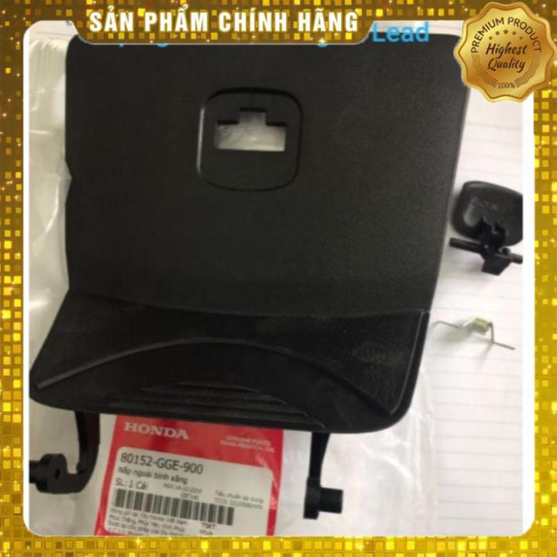 Nắp ngoài bình xăng xe lead 110 , ốp nhựa chỗ đổ xăng xe lead 110 chính hãng Honda