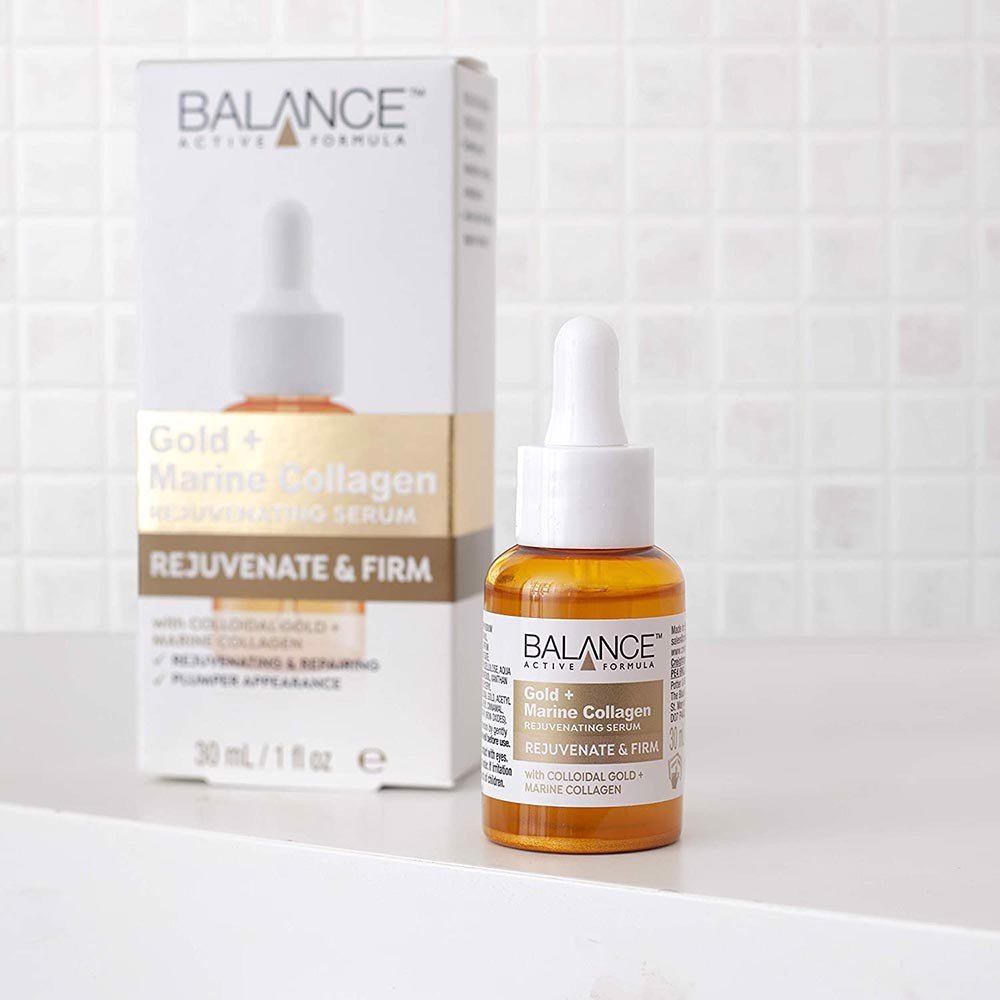 [CHÍNH HÃNG] Tinh Chất Dưỡng Da Căng Bóng, Ngừa Lão Hóa Balance Active Formula Gold+ Marine Collagen Rejuvenating Serum