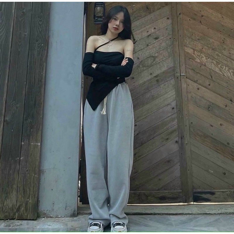 Set áo yếm + quần jogger cách điệu