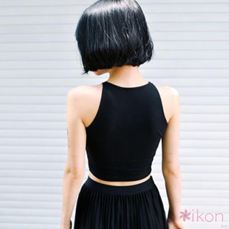 Áo thun sát nách trơn màu thời trang nữ tính