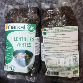 Đậu lăng xanh, đỏ hữu cơ Markal