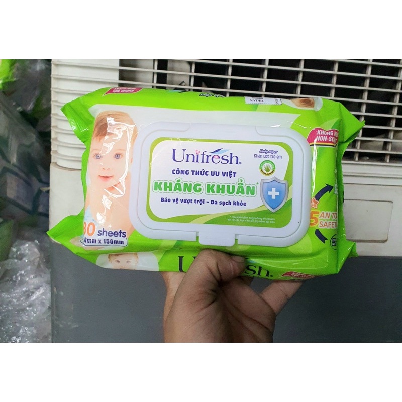 Khăn Ướt Unifresh Aloevera 80M (80 Miếng)