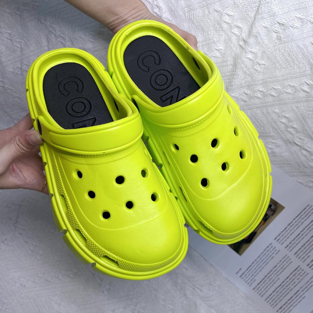 Sticker crocs Shoe Decoration for crocs đế caoDép Xăng Đan Đế Bằng Thời Trang Trẻ Trung Cho Nữ