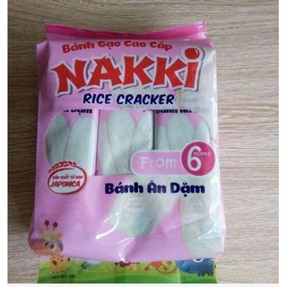 Bánh gạo ăn dặm Nakki