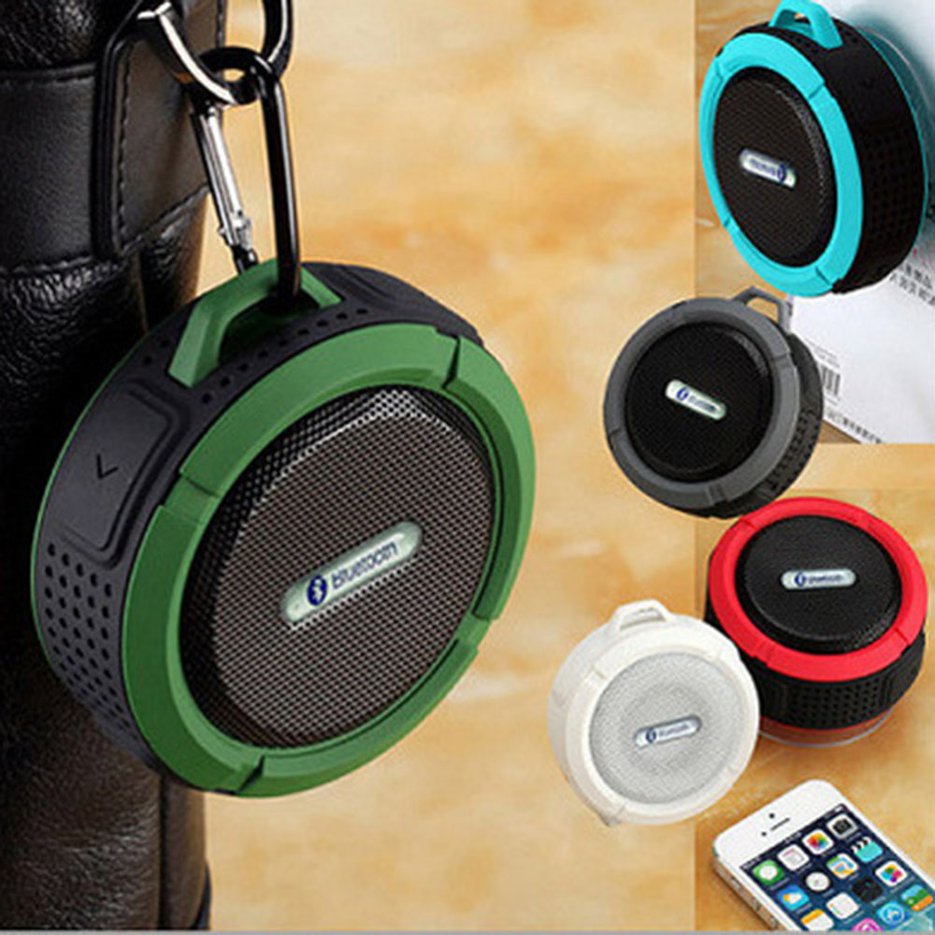 🤩Justbuy🤩 Loa cốc hút không gắn tường thấm nước Phòng tắm Âm thanh nhỏ Loa siêu trầm Âm thanh không dây  gọn tiện