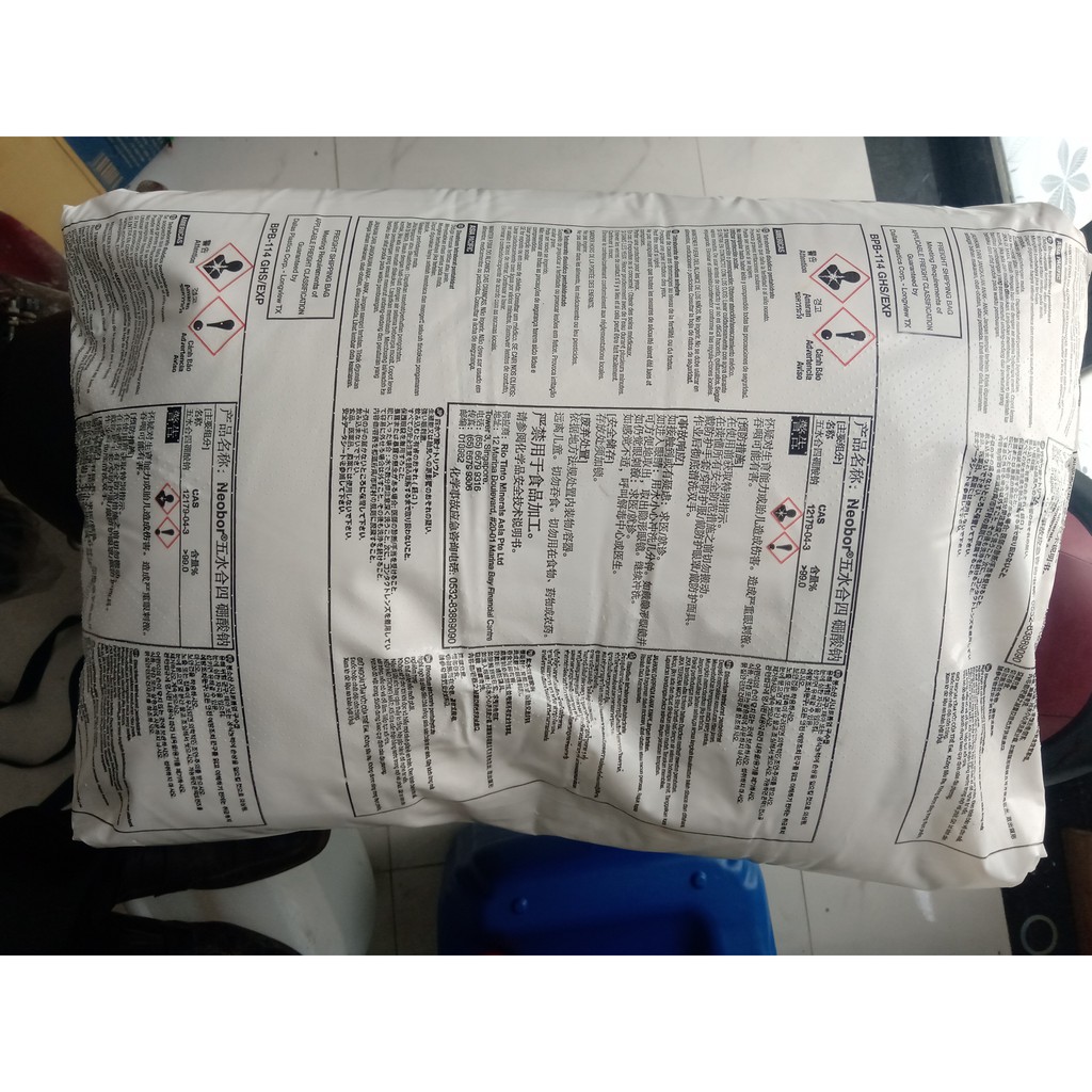 1kg Borax pentahydrate - Hàn the - Na2B4O7.5H2O.