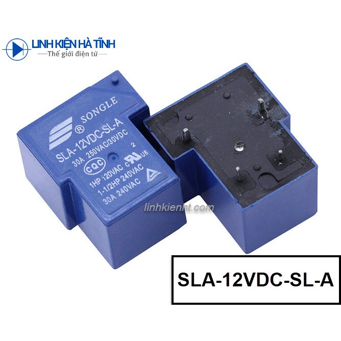 Linh kiện Songle Relay SLA  SLA-05VDC-SL-A  SLA-12VDC-SL-A  SLA-24VDC-SL-A   4 chân/ 5 CHÂN 30A